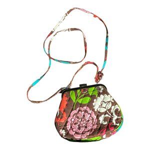 EUC Vera Bradley Mini Frame Lilli Bell Crossbody w/ Removable Strap Lola Print